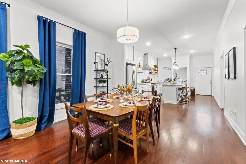 *Big Blue* Eclectic 3Bdrm/1Bath Bronzeville Gem-1