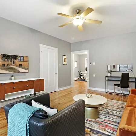Cozy Modern 1Br Apt, 10-Min Walk To Wrigley Field - Stratford 1E 3E Rep-3