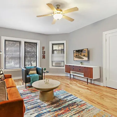 Cozy Modern 1Br Apt, 10-Min Walk To Wrigley Field - Stratford 1E 3E Rep-2