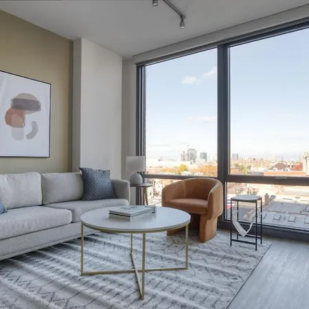 River West 1Br W Gym Bbq Roof Nr Blue Line Chi-852-3