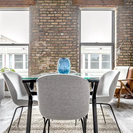 Ferienwohnung Wicker Park 1Br W Wd Nr Damen Milwaukee Chi-206-3