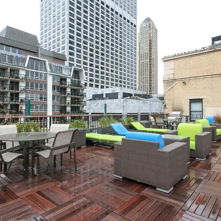 Gold Coast 1Br W Gym Roof Nr Mag Mile Chi-625 Appartamento-2