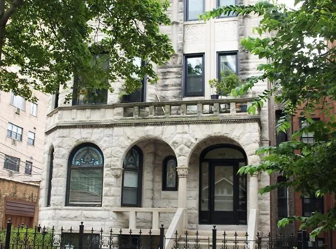 Haustierfreundliches Ferienwohnung Stone Mansion Sleeps 10-20 Free Tv & Parking Chicago