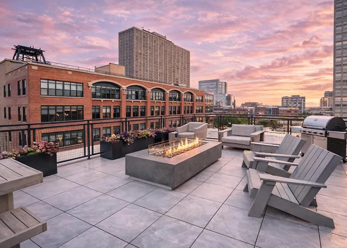 Chic South Loop 2Br Apartment With Gym And Optional Parking Near Grant Park, Mccormick Place, Museum Campus & Downtown Chicago